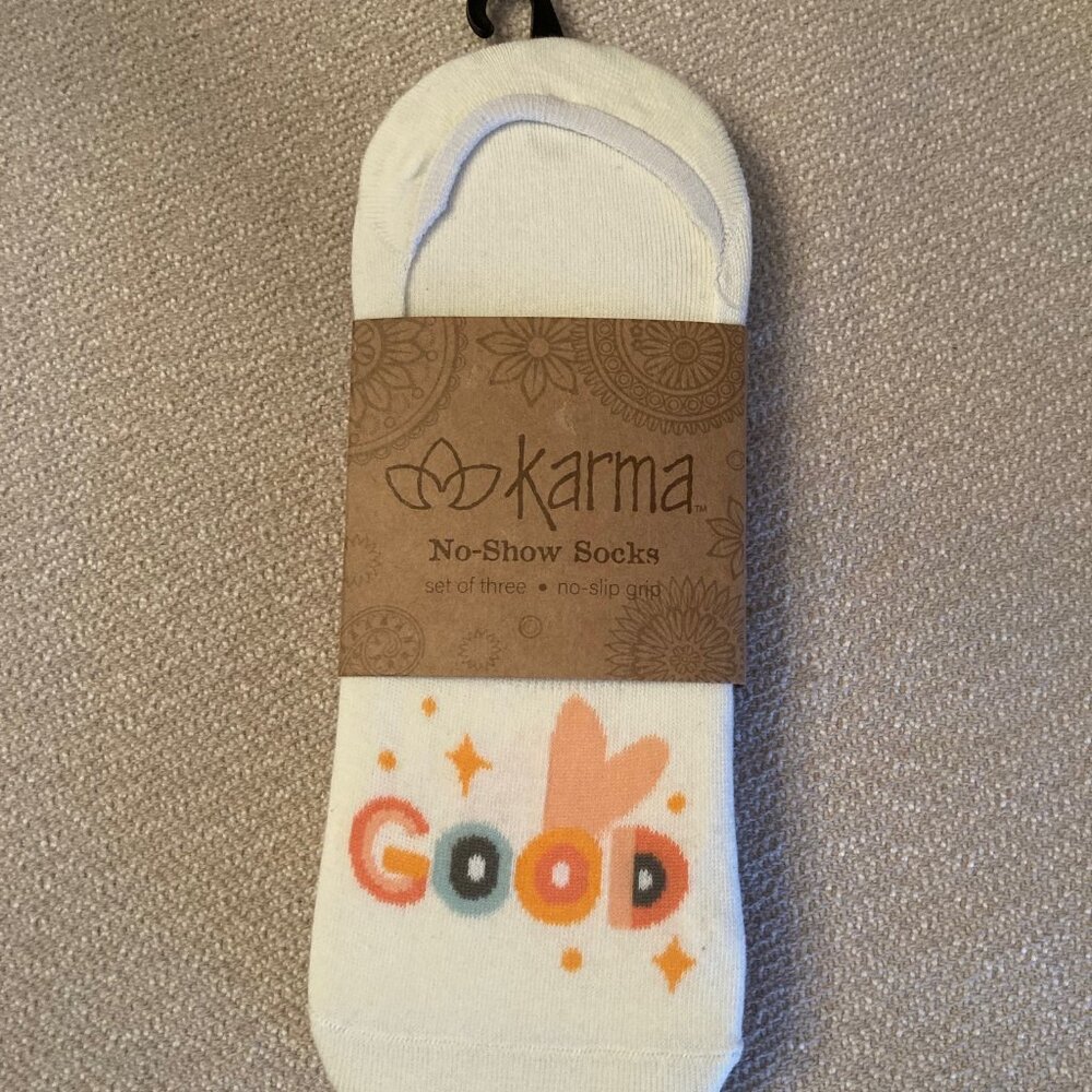 Karma 3-Pair No-Show Socks
